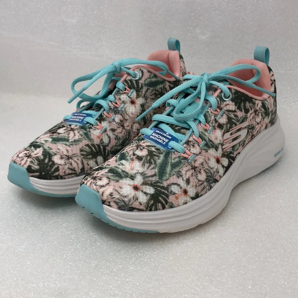 Skechers Sneakers Vapor Foam Floral Spring Bouquet Pink Multi Size 5.5 - Picture 2 of 13